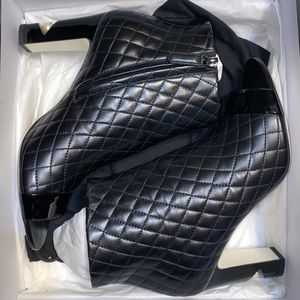 Open Toe Chanel Booties